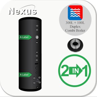 2-in-1 Combi 300L + 100L Duplex