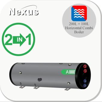 2-in-1 Combi 200L + 100L (horizontaal)