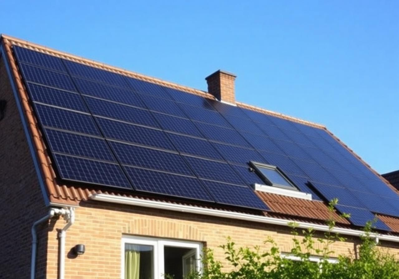 Zonnepanelen op dak